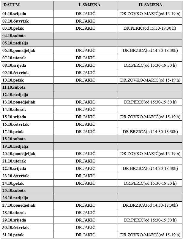 rad pedijatrije listopad
